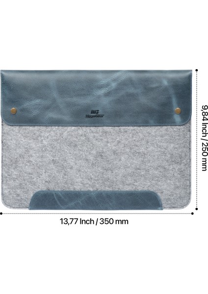 Deri ve Keçeli 13.3" Macbook Pro Kılıfı