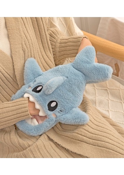 Köpekbalığı Peluş Su Torbası Su Dolumlu Isıtma Torbası Sıcak Su Kabı (Yurt Dışından) modelleri