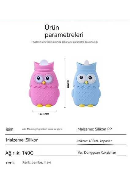 Su Enjekte Silikon Sıcak Su Torbası Patlama Önleyici Su Yüksek Sıcaklık Silikon Sevimli Çocuk Sıcak Su Torbası (Yurt Dışından) fiyatları