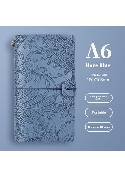 Seyahat Defteri Vintage A6 El Kitabı Öğrenci Günlüğü (Yurt Dışından)