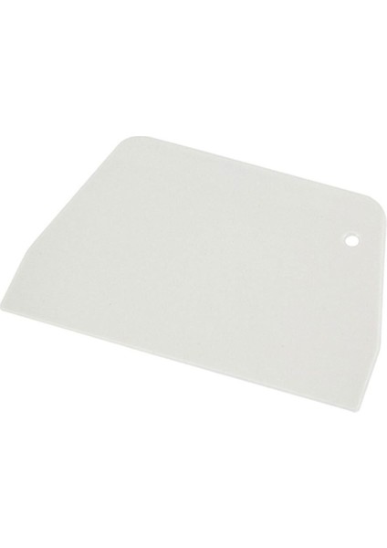 Beyaz Plastik Hamur Kazıyıcı - Güçlü ve Pratik Mutfak Aracı