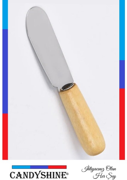 6'lı Ahşap Saplı Paslanmaz Çelik Tereyağı ve Reçel Spatula Seti indirimleri