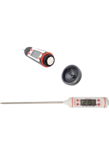 Dijital LCD Mutfak Termometresi, Sıcaklık Ölçüm Cihazı, Gıda ve Barbekü Için fiyatları