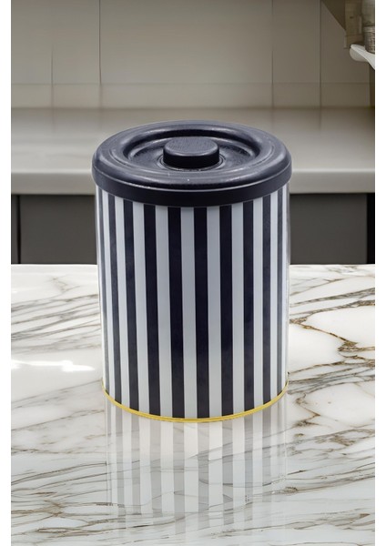 Şık Siyah Desenli Sarımsaklık ve Sebzelik Seti