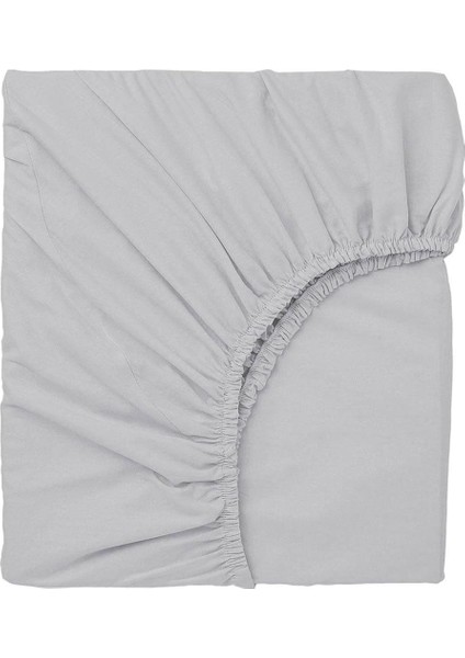 2 Adet Pamuklu Lastikli Bebek Çarşafı, 60X120X15 Cm, Gri Renkli, Yumuşak ve Rahat fiyatları