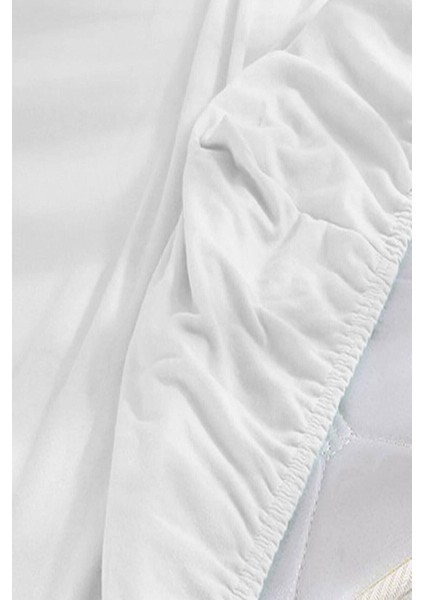 2 Adet Pamuklu Lastikli Bebek Çarşafı, 60X120X15 Cm, Gri Renkli, Yumuşak ve Rahat