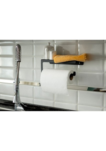 Şık Siyah Metal Baharatlık ve Havlu Tutucu, Modern Tasarım fırsatları