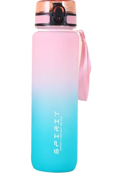 1l Büyük Kapasiteli Gradyan Fitness Su Bardağı (Yurt Dışından)