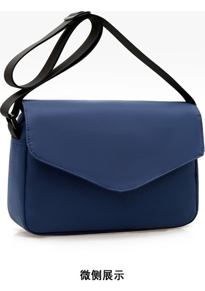 Tek Omuzlu Çift Çapraz Düz Düz Renk Rahat Basit Moda Sırt Çantası (Yurt Dışından)