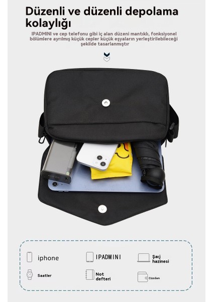 Tek Omuzlu Çift Çapraz Düz Düz Renk Rahat Basit Moda Sırt Çantası (Yurt Dışından) fiyatları