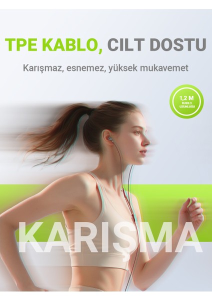 3.5mm Kablolu HD Mikrofonlu Kulaklık Uzaktan Kumandalı Aux Girişli Kulaklık 1.2 Metre - Siyah - L4 (Acefast Türkiye Garantili)