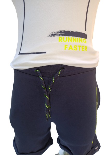 Erkek Çocuk İkili Takım – Atlet & Şort %100 Pamuk