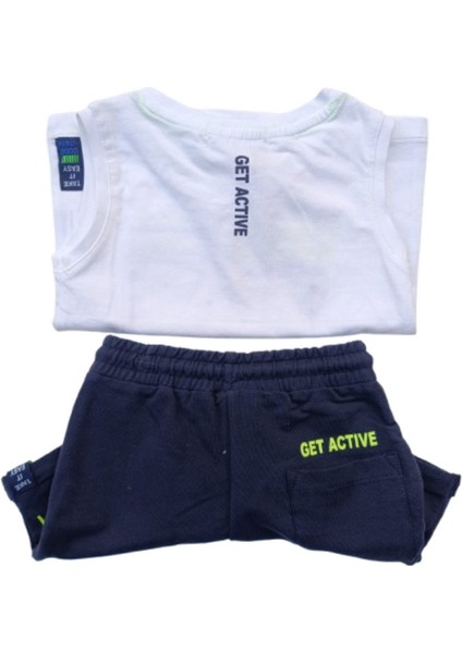 Erkek Çocuk İkili Takım – Atlet & Şort %100 Pamuk