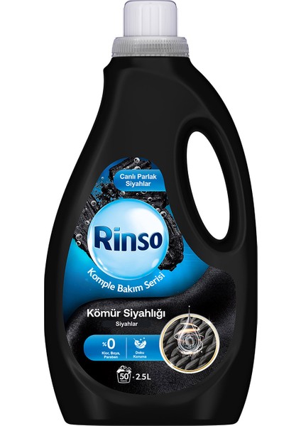 Sıvı Çamaşır Deterjanı Komple Bakım Serisi Kömür Siyahlığı Siyahlar 2.5 L fiyatları
