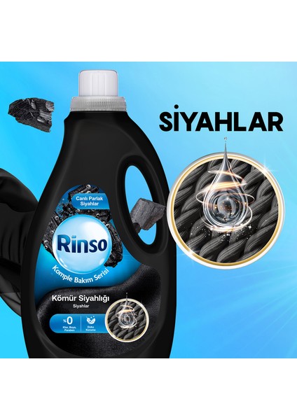 Sıvı Çamaşır Deterjanı Komple Bakım Serisi Kömür Siyahlığı Siyahlar 2.5 L fırsatları