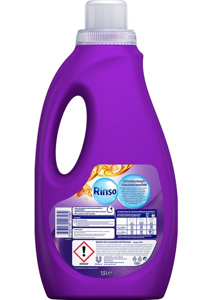 Sıvı Çamaşır Deterjanı Komple Bakım Serisi Argan Özü Renkliler ve Siyahlar Için 1.5 L