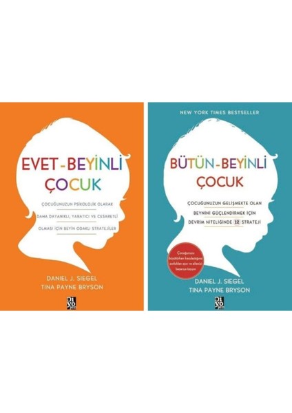 Evet - Bütün Beyinli Çocuk 2 Kitap Set Daniel J. Siegel ve Tina Payne Bryson