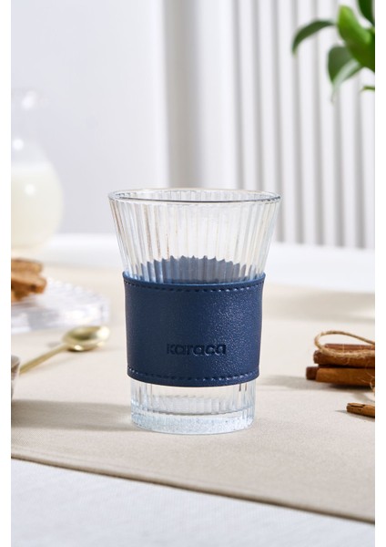 Lacivert 210ML Paslanmaz Çelik Latte Bardağı, Serin ve Şık Tasarım indirimleri