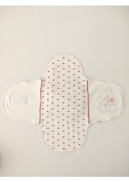 Yumuşak Pamuklu Bebek Kundak Battaniyesi ve Uyku Tulumu, 0-9 Ay, Nakış Detaylı