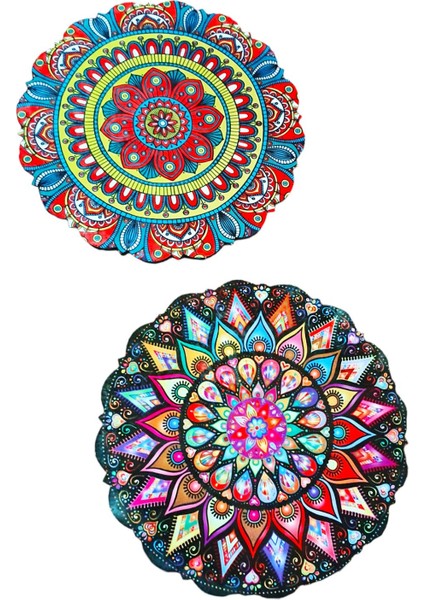 Şık Doğal Çini Baskılı 2'li Set: Nihale, Tencere, Tava, Çaydanlık ve Atlık fırsatları