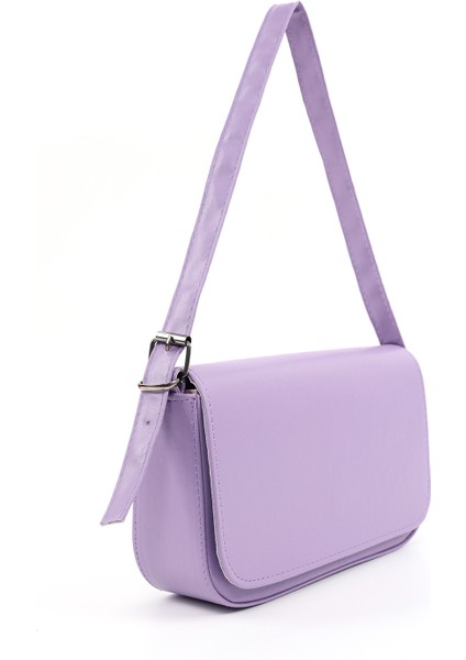 Lila Shk183 Kapaklı Suni Deri Ayarlabilir Askılı Baget Model El, Kol Ve Omuz Çantası fiyatları