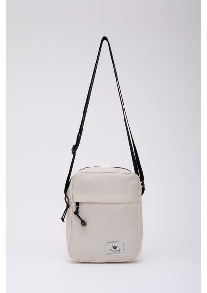 Krem U12 Fermuarlı 2 Bölmeli Omuz Çantası 20X18 cm