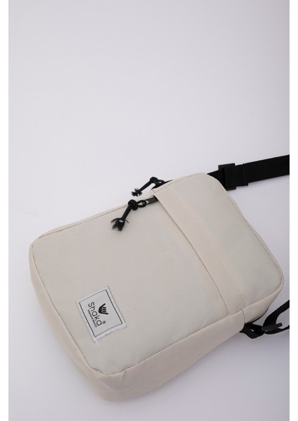 Krem U12 Fermuarlı 2 Bölmeli Omuz Çantası 20X18 cm fırsatları