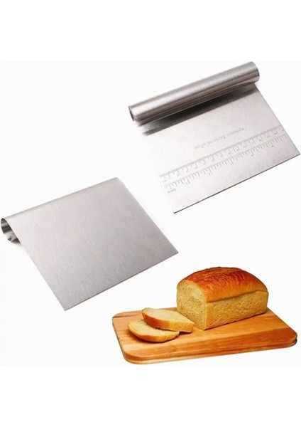 Paslanmaz Çelik Spatula, Hamur Kazıyıcı ve Sıvama Aracı, 15 cm modelleri