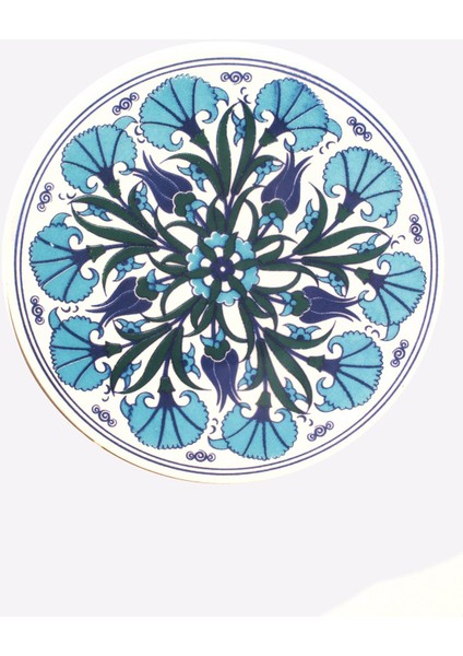 Renkli Seramik Çini Desenli Güzel Dekoratif Nihale, Şık ve Kullanışlı.