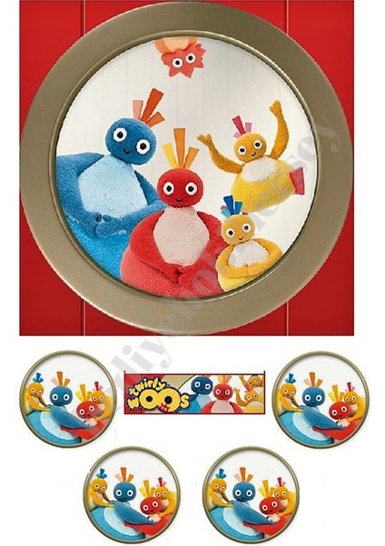 Yenilebilir Pasta ve Kurabiye Resmi Pirinç Kağıdı, Renkli ve Şık Tasarım