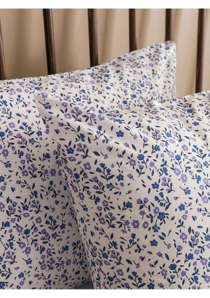 Renkli Çiçek Desenli Pamuklu Yastık Kılıfı Çift 50X70 cm modelleri