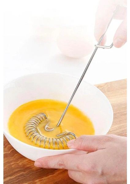 Yaylı Spiral Yumurta Çırpıcı Mikser ve Krem Karıştırıcı