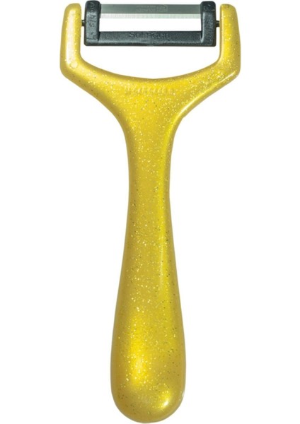 Yatay Simli Sarı ve Beyaz Soyacak, Şık ve Parlak Tasarım Çiftli Paket