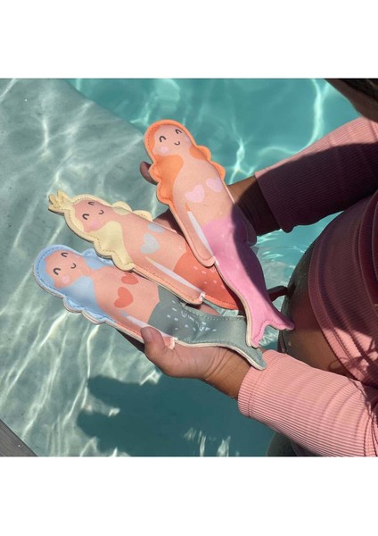 3'lü Renkli Denizkızı Dalış Oyuncak Seti, Deniz ve Havuz Keyfi Için Eğlenceli Seçenek