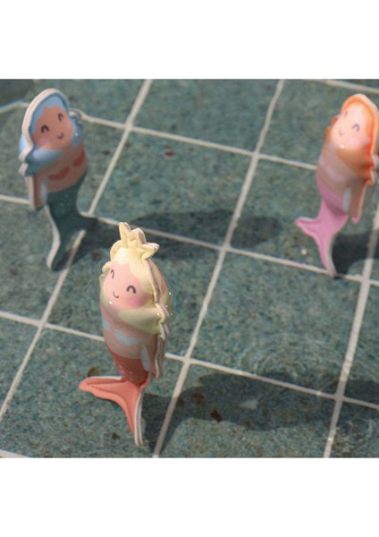 3'lü Renkli Denizkızı Dalış Oyuncak Seti, Deniz ve Havuz Keyfi Için Eğlenceli Seçenek