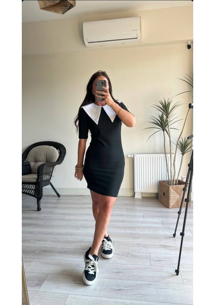 Bebe Yaka Mini Elbise modelleri