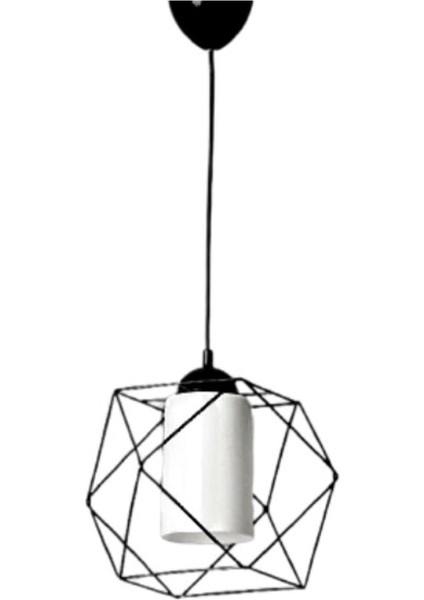 Kare Tekli Beyaz Mikalı Siyah Sarkıt Avize, Şık ve Modern Aydınlatma Seçeneği fiyatları