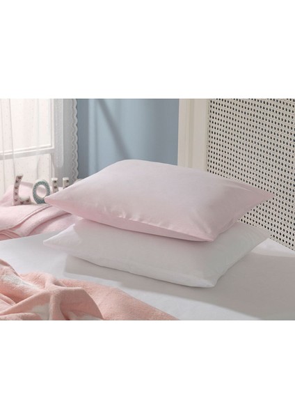 Yumuşak Pamuklu Bebek Yastık Kılıfı 35X45 Cm, Pembe, Iç Yastık Dahil Değil fiyatları