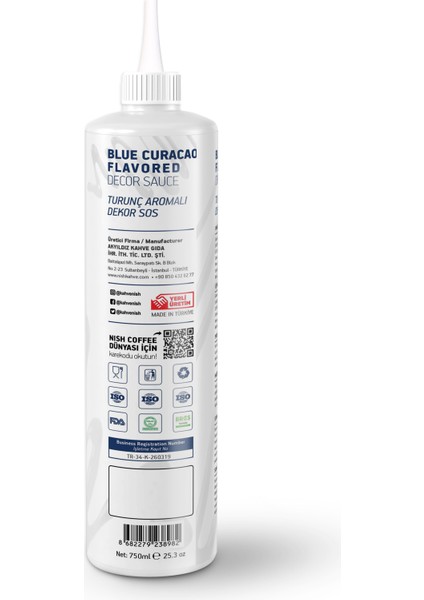 Nish Turunç Aromalı Dekor Sos 750 gr fiyatları