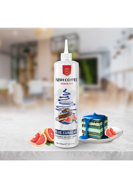 Nish Turunç Aromalı Dekor Sos 750 gr fırsatları
