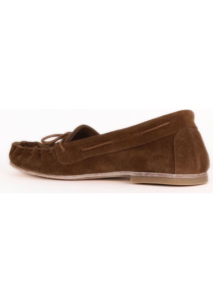 Kahverengi Süet Kadın Babet 30WA242011 30WA242011 fırsatları