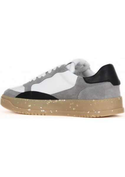 Beyaz Siyah Deri Erkek Spor Ayakkabı 16WA8243 16WA8243 fırsatları