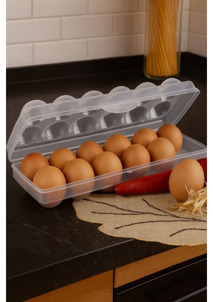 12'li Turuncu Yumurta Kabı, Pratik ve Şık Mutfak Gereci