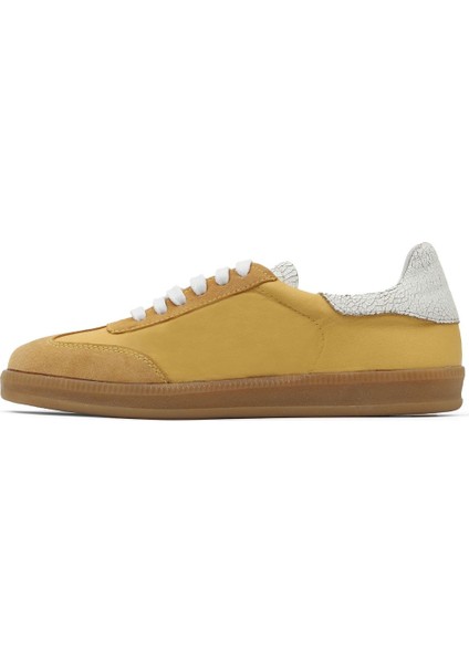 Sarı Süet-Deri Kadın Spor Ayakkabı 01WE4401 01WE4401 modelleri