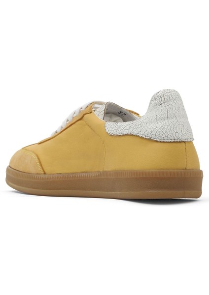 Sarı Süet-Deri Kadın Spor Ayakkabı 01WE4401 01WE4401 fırsatları