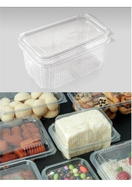 Turuncu, 1000 gr Sızdırmaz Kap, 25 Adet, Dayanıklı ve Pratik Kullanım Sağlar