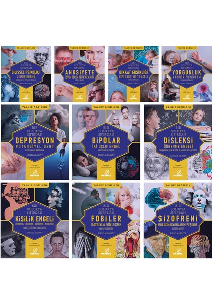 Terapi Kitap Seti 10 Kitap Psikoloji ve Ruh Sağlığı Üzerine Akademik Kaynak