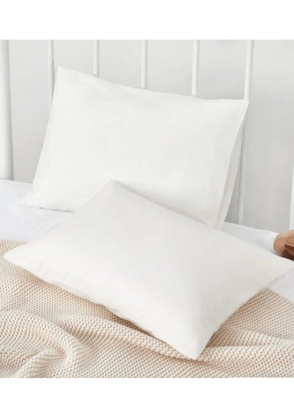 Yumuşak ve Doğal Pamuklu 2'li Yastık Kılıfı, 35X45 Cm, Pembe Renk fırsatları