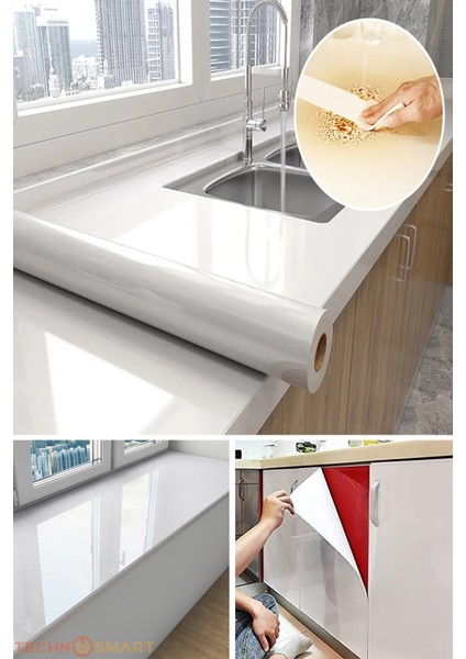 60X100CM Simli Kendinden Yapışkanlı Parlak Duvar Kağıdı Mutfak Banyo Dolap Kaplama fırsatları