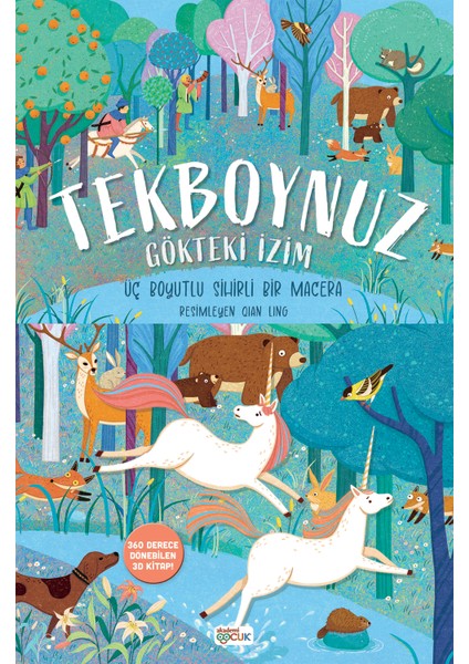 Üç Boyutlu Sihirli Bir Macera - Tekboynuz Gökteki İzim (Ciltli)